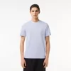 Lightweight Piqué Jacquard Neck T-shirt