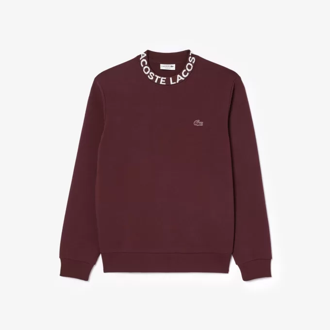Logo Jacquard Crew Neck Sweatshirt