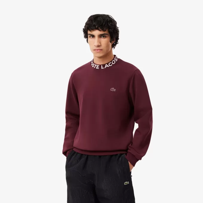 Logo Jacquard Crew Neck Sweatshirt