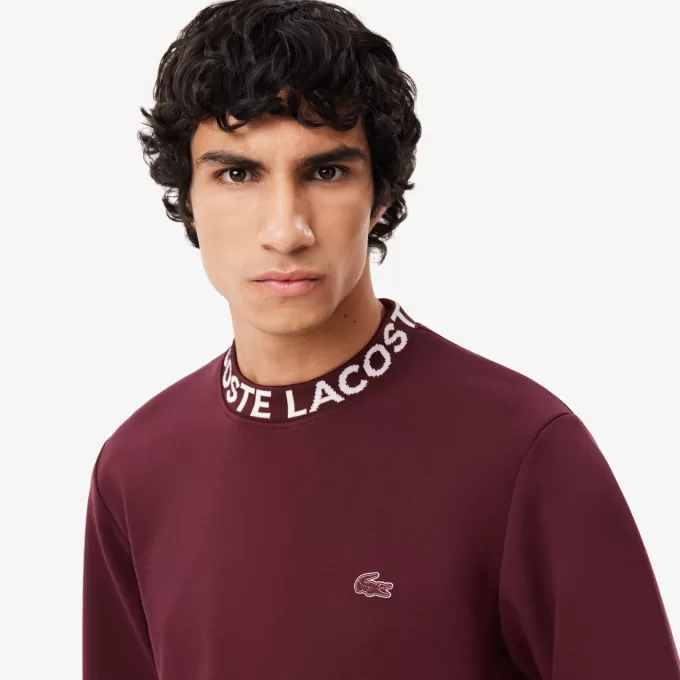 Logo Jacquard Crew Neck Sweatshirt