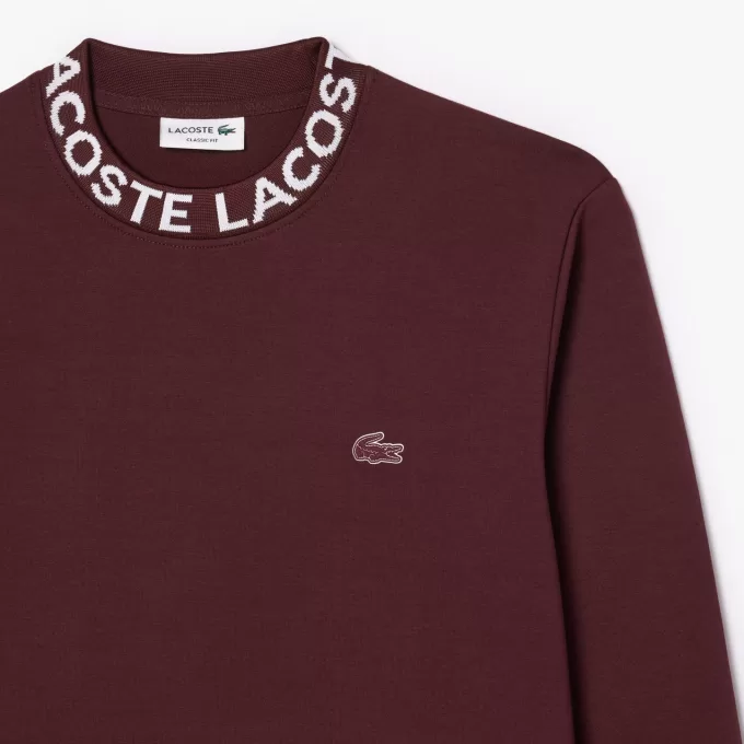 Logo Jacquard Crew Neck Sweatshirt