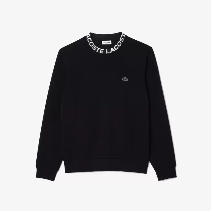Logo Jacquard Crew Neck Sweatshirt