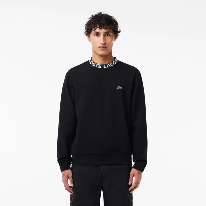 Logo Jacquard Crew Neck Sweatshirt