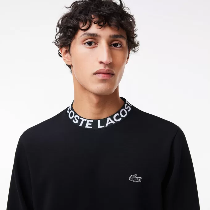 Logo Jacquard Crew Neck Sweatshirt