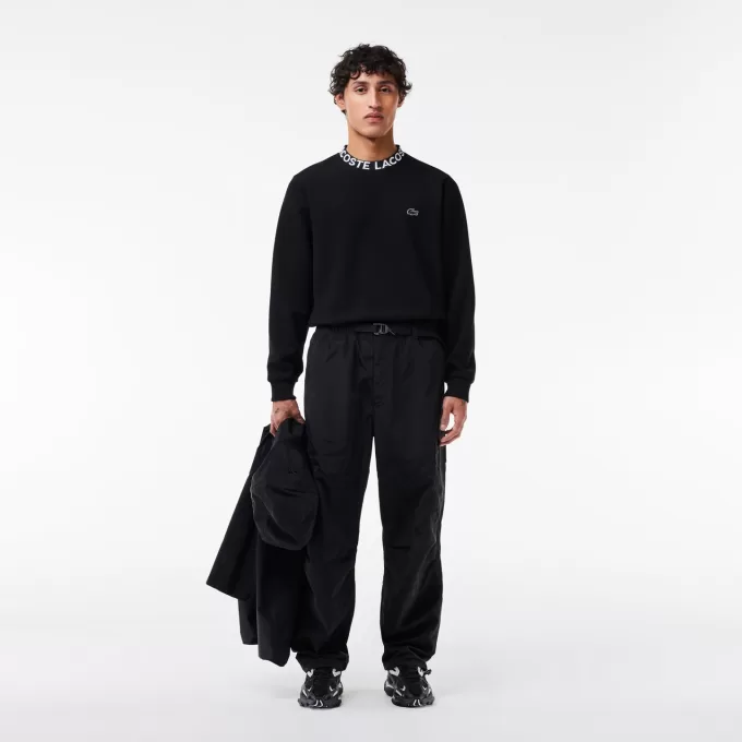 Logo Jacquard Crew Neck Sweatshirt