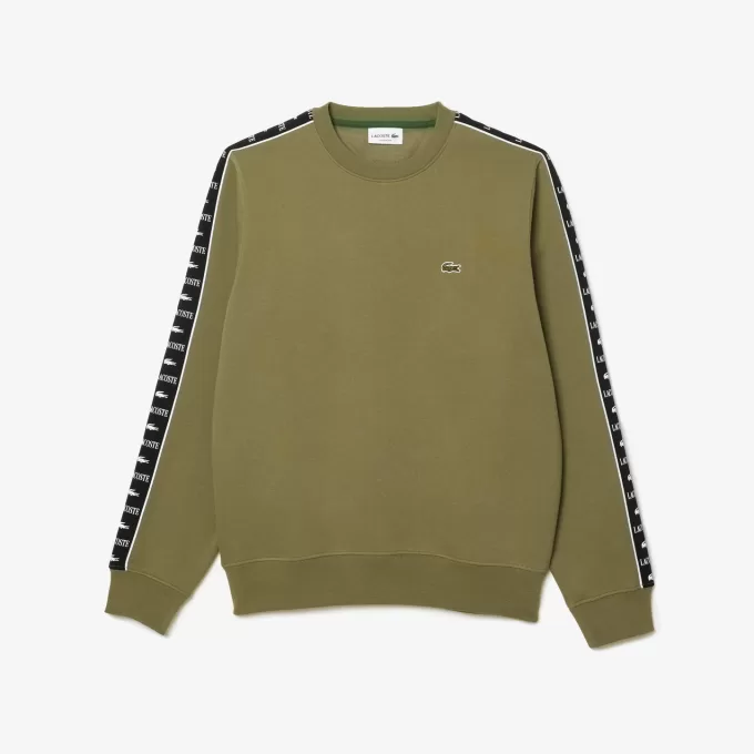 Logo Strip Crew Neck Sweatshirt