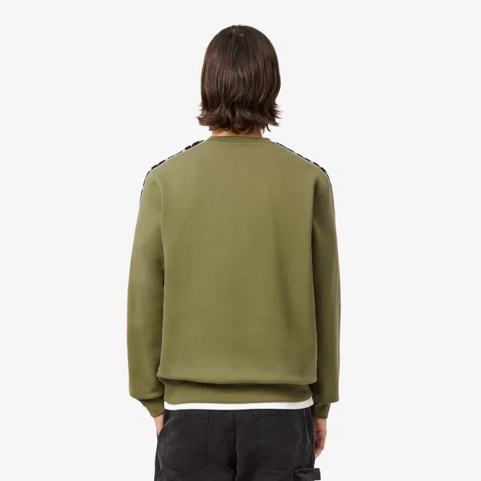 Logo Strip Crew Neck Sweatshirt