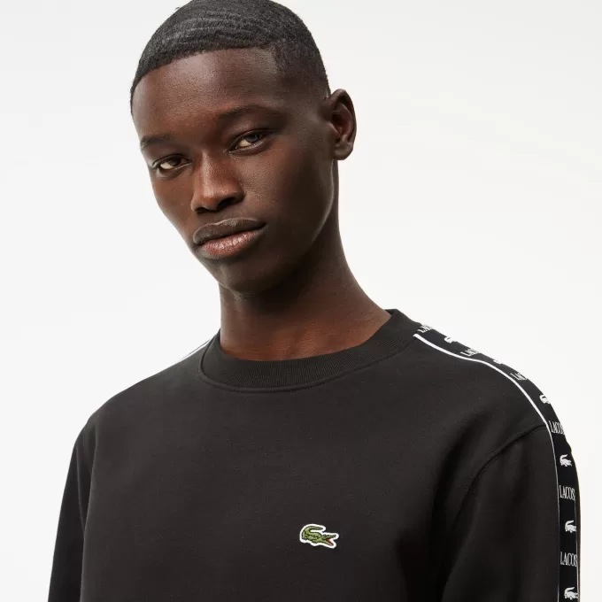 Logo Strip Crew Neck Sweatshirt