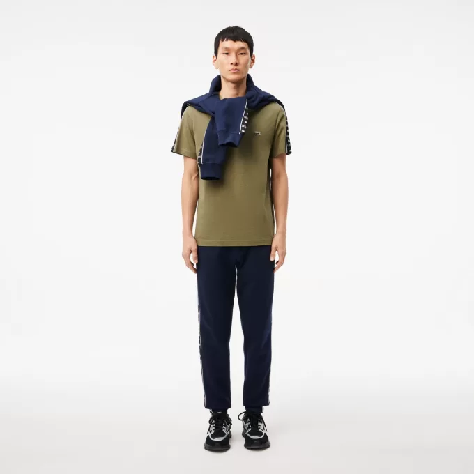 Logo Stripe Cotton T-shirt