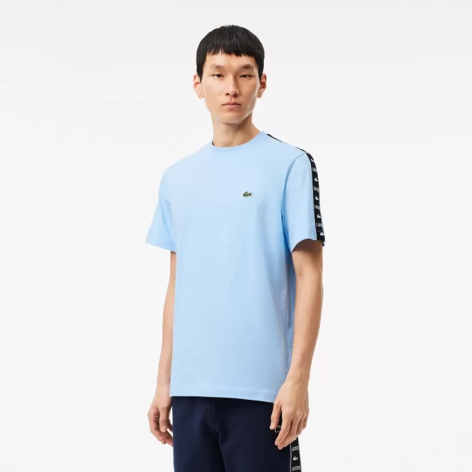 Logo Stripe Cotton T-shirt