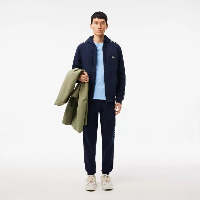 Logo Stripe Cotton T-shirt