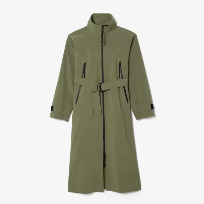 Long Oversized Water Repellent Hooded Parka