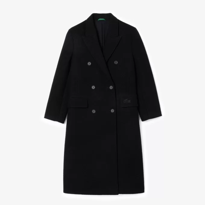 Long Pure Wool Coat