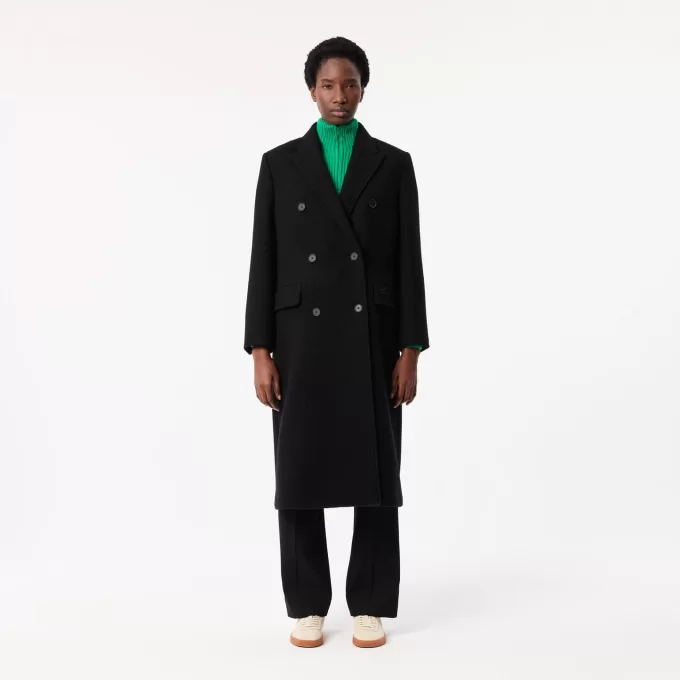 Long Pure Wool Coat