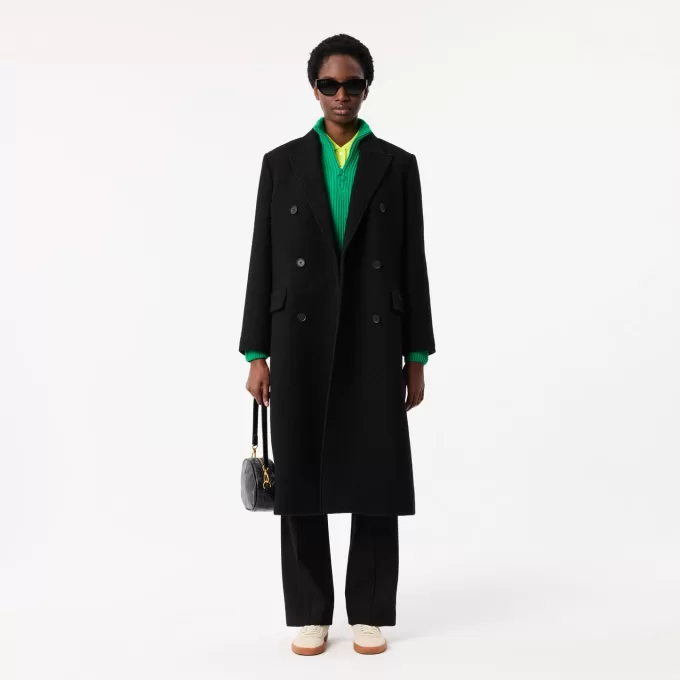 Long Pure Wool Coat