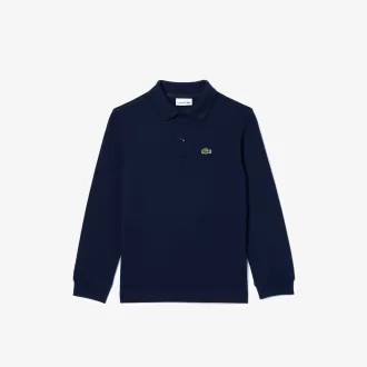 Long Sleeve Piqué Polo Shirt