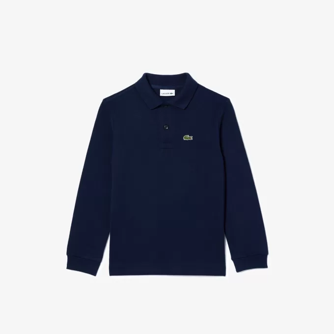 Long Sleeve Piqué Polo Shirt