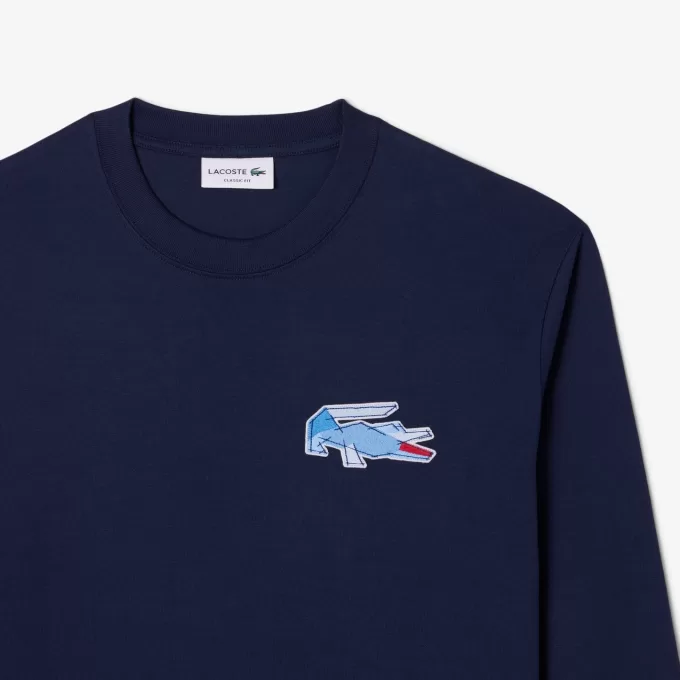 Long Sleeved Badge T-shirt