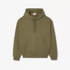 Loose Fit Badge Accent Hoodie