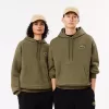 Loose Fit Badge Accent Hoodie