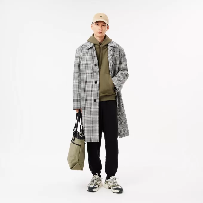 Loose Fit Badge Accent Hoodie