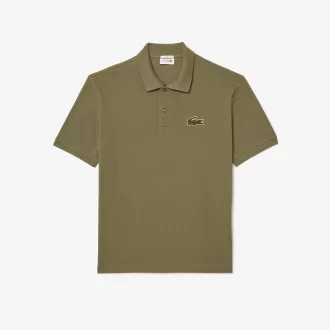 Loose Fit L.12.12 Piqué Badge Polo Shirt Loose Fit L.12.12 Piqué Badge Polo Shirt