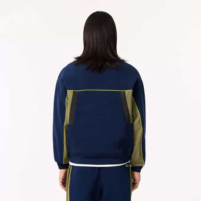 Loose Fit Piqué Sweatshirt