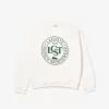 Loose Fit Printed Fleece Sweatshirt