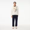 Loose Fit Printed Fleece Sweatshirt