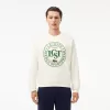 Loose Fit Printed Fleece Sweatshirt