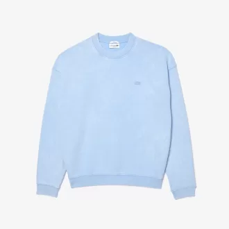 Loose Fit Washed Effect Fleece Sweatshirt