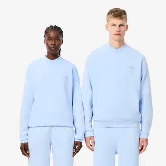 Loose Fit Washed Effect Fleece Sweatshirt