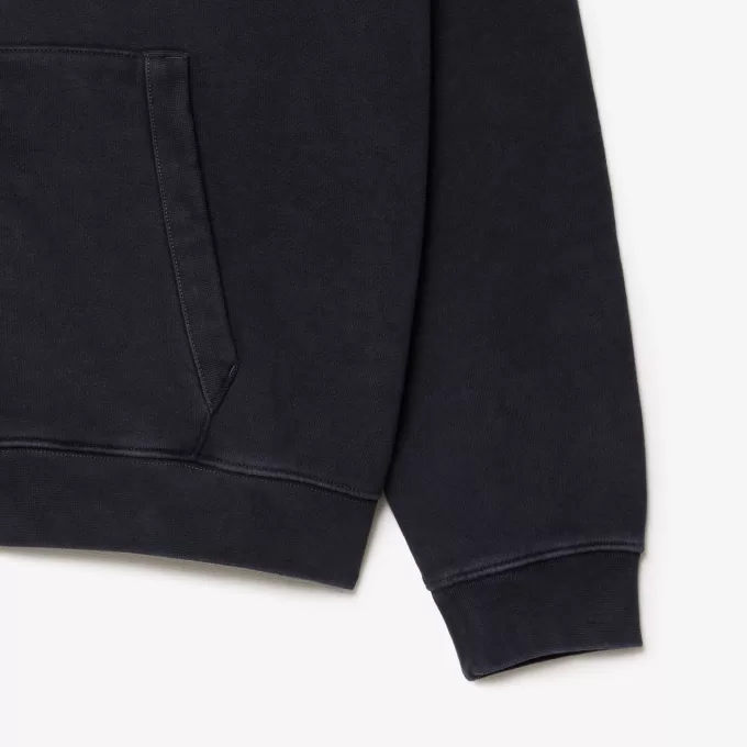 Loose Fit Washed Effect Hoodie