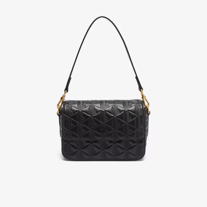 Maheki Embossed Leather Shoulder Bag