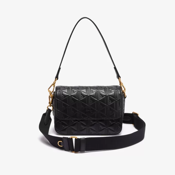 Maheki Embossed Leather Shoulder Bag