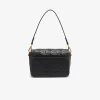 Maheki Embossed Leather Shoulder Bag