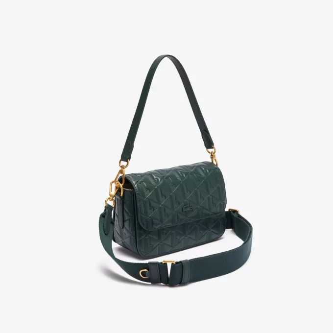 Maheki Embossed Leather Shoulder Bag