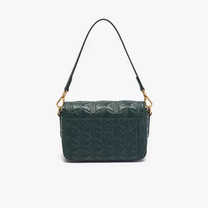 Maheki Embossed Leather Shoulder Bag