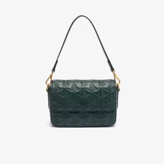 Maheki Embossed Leather Shoulder Bag