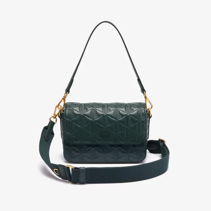 Maheki Embossed Leather Shoulder Bag
