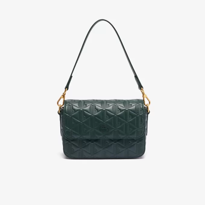 Maheki Embossed Leather Shoulder Bag