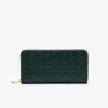 Maheki Zipped Embossed Leather Billfold