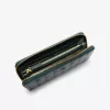 Maheki Zipped Embossed Leather Billfold