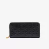 Maheki Zipped Embossed Leather Billfold