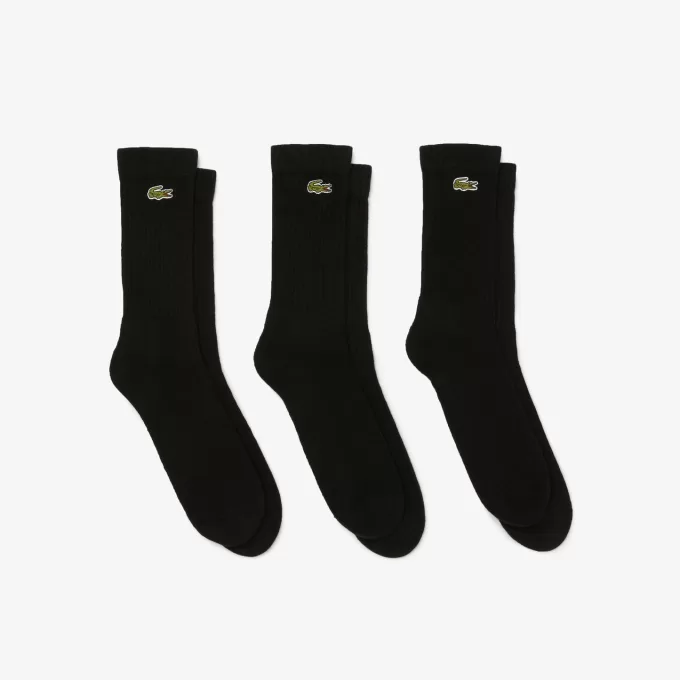 Men’S Lacoste Sport High Cut Socks Three Pack Ra4182
