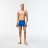 Mens 3-pack Lacoste Microfiber Print Trunks