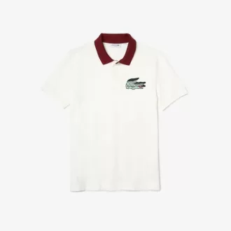 Men’s Heritage Lacoste Slim Fit Crocodile Badge Cotton Piqué Polo Shirt