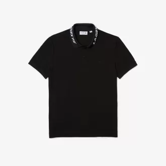 Men’s Lacoste Branded Slim Fit Stretch Piqué Polo