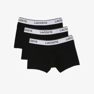 Men’s Lacoste Contrast Waistband Trunk Three-Pack