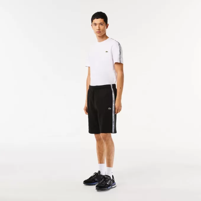 Men’s Lacoste Cotton Flannel Jogger Shorts Men’s Lacoste Cotton Flannel Jogger Shorts